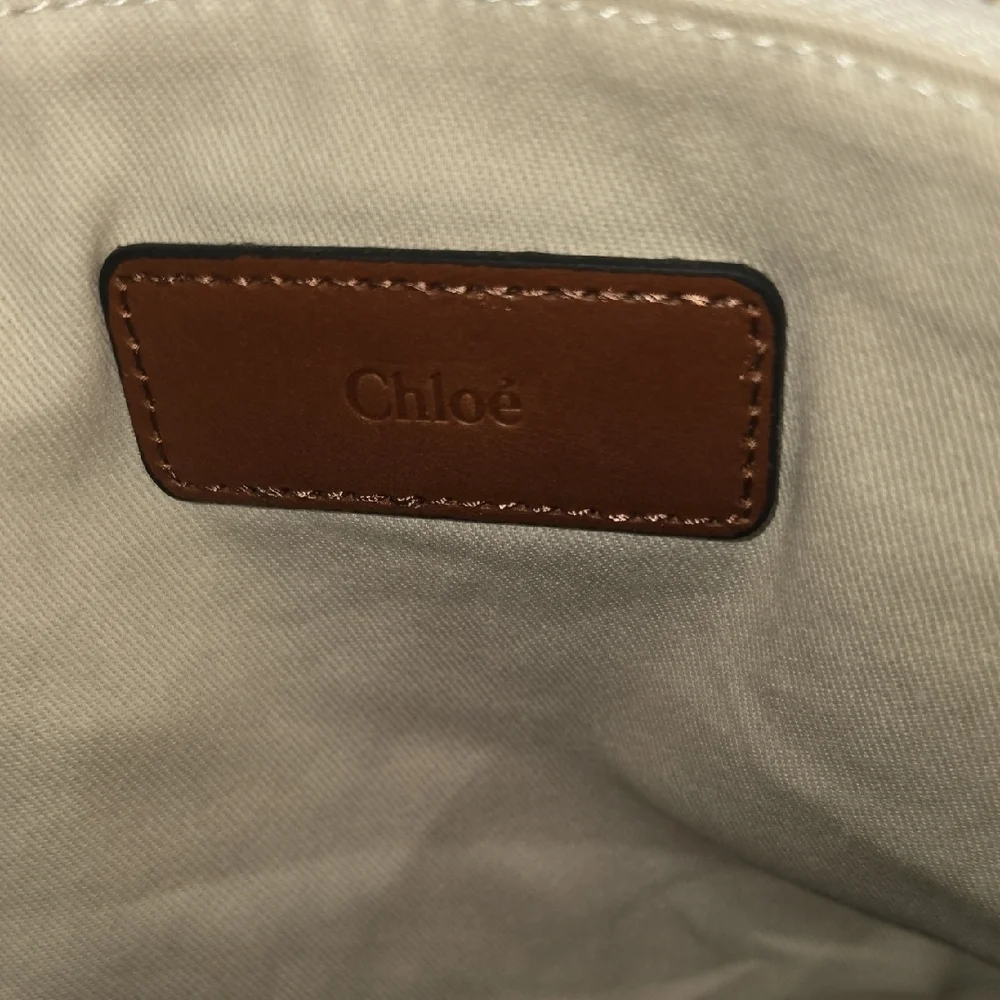NWT Chloé Denim Blue Logo Baby Changing Diaper Bag Set Authentic